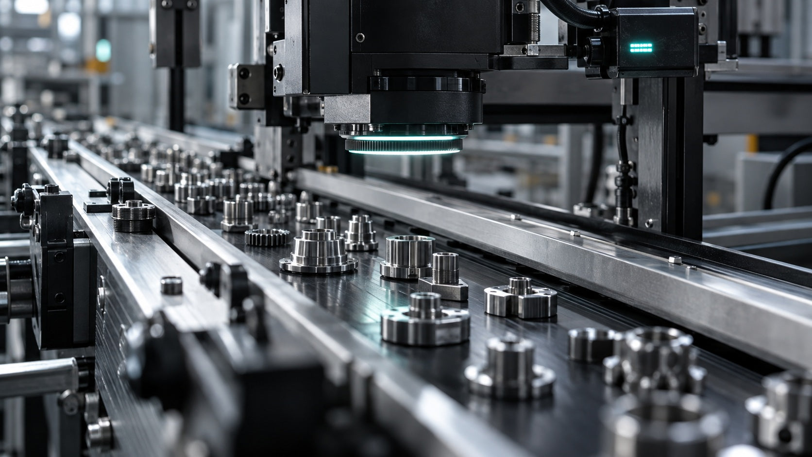 Optical inspection on a precision conveyor
